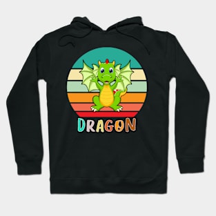 Vintage Retro Dragon Hoodie